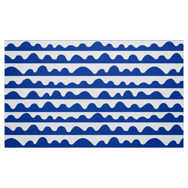 Pattern 020815 - Navy Blue and White Fabric (Fat Quarter)
