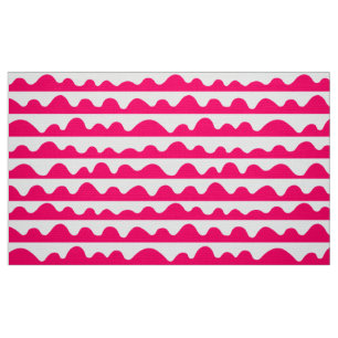 Pattern 020815 - Neon Red and White Fabric