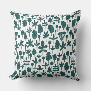Pattern 051017 - Textured - Dark Green Cushion