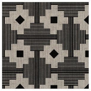 Pattern 061214 - White on Black (Tone Reversed) Fabric