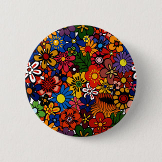 Pattern 1 6 cm round badge