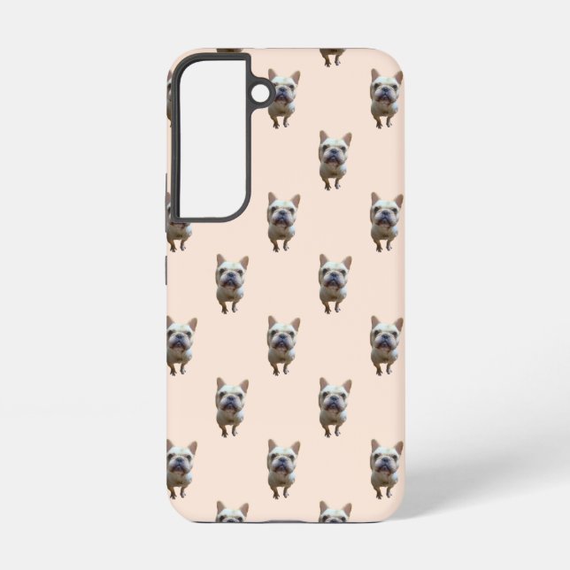 pattern_1_french bulldog_1 samsung galaxy s22 case (Back)