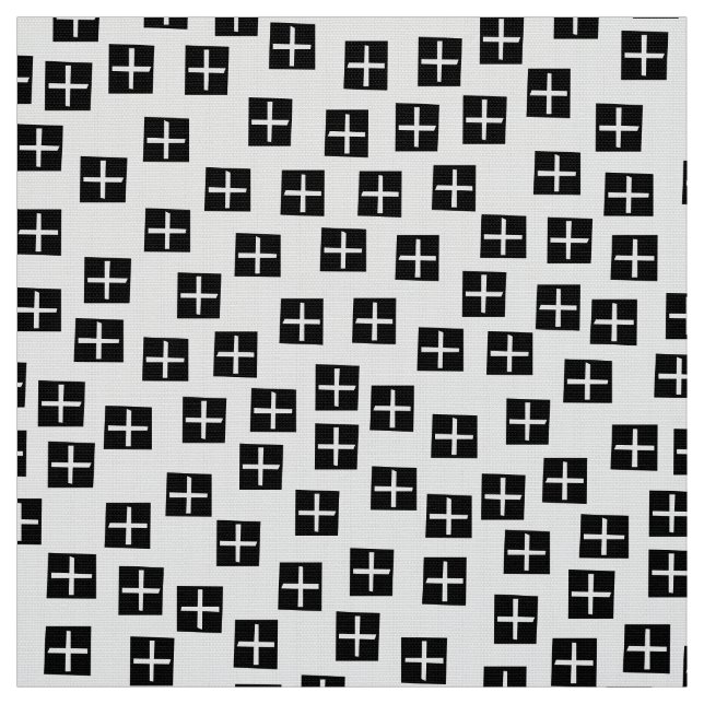 Pattern 270715 - Black and White Fabric (Swatch)