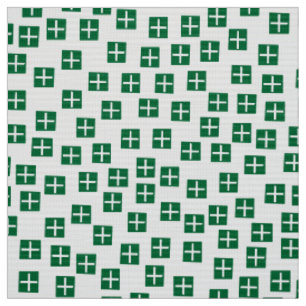 Pattern 270715 - Forest Green and White Fabric