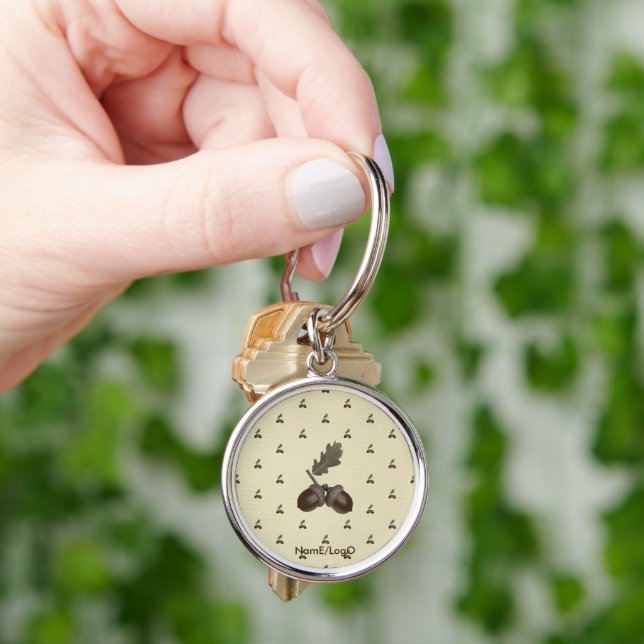 pattern_3_acorn_1 key ring (Hand)
