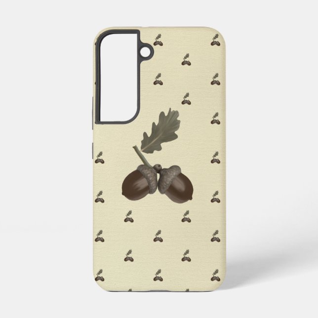 pattern_3_acorn_1 samsung galaxy s22 case (Back)
