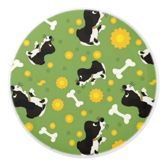 pattern 3 ceramic knob (Front)