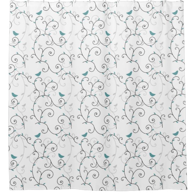 pattern 3 shower curtain (Front)