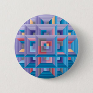 Pattern 4 6 cm round badge