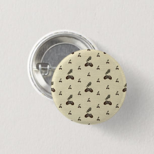 pattern_4_acorn_2 3 cm round badge