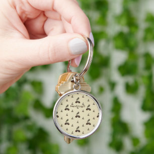 pattern_4_acorn_2 key ring