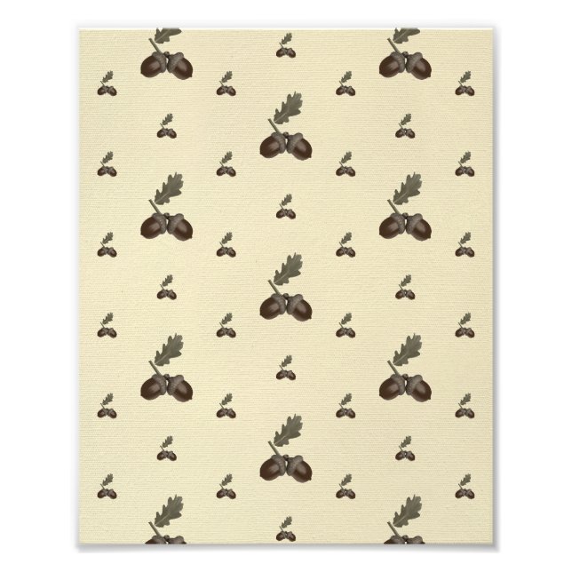 pattern_4_acorn_2 photo print (Front)