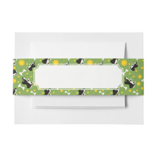 pattern 4 invitation belly band
