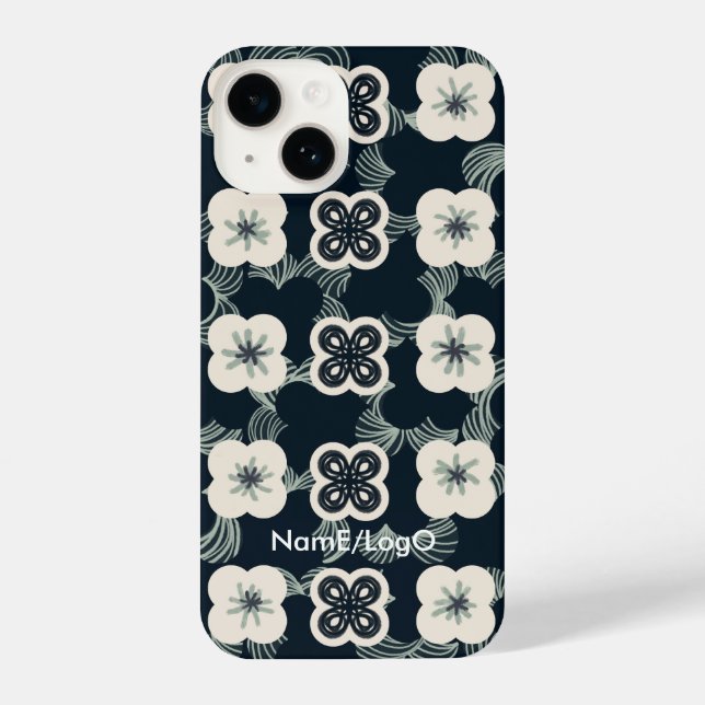 pattern_5_flower_1 iPhone case (Back)