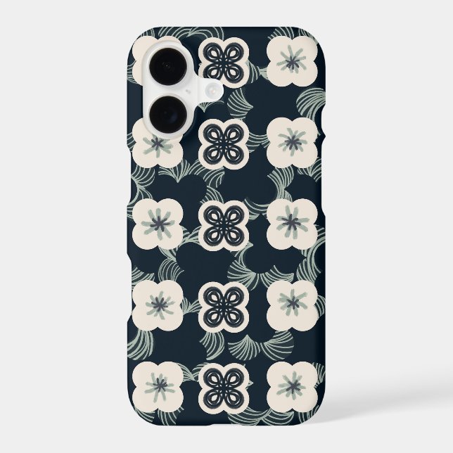 pattern_5_flower_1 iPhone case (Back)