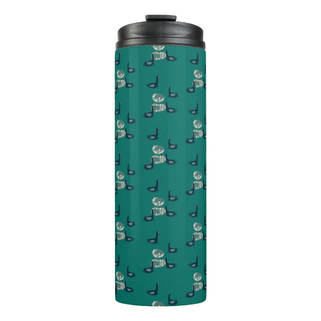 pattern_6_ducks, a girl's friend thermal tumbler (Front)