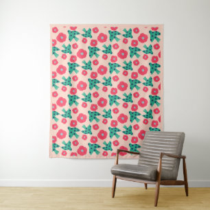 pattern_8_camellia and bird_2 L_size tapestry