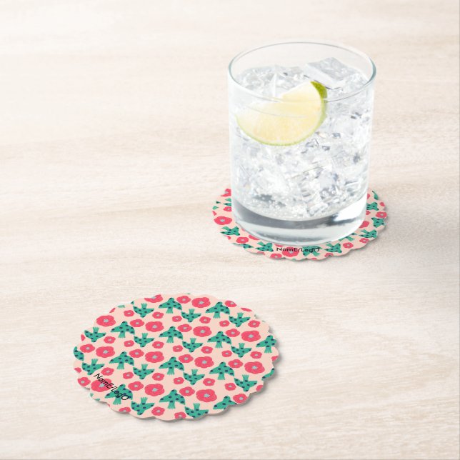 pattern_8_camellia and bird_2 paper coaster (Insitu)