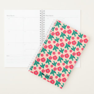pattern_8_camellia and bird_2 planner