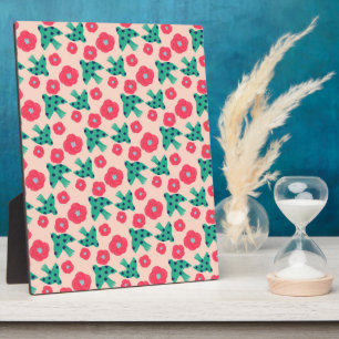 pattern_8_camellia and bird_2 plaque
