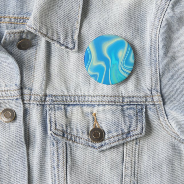 pattern abstract. 6 cm round badge (In Situ)