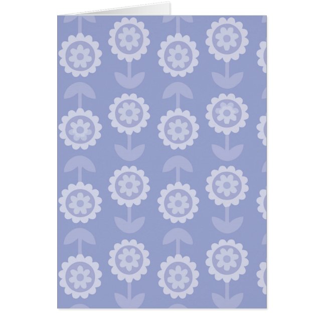 Pattern Abstract Art purple Floral Flowers (Front)