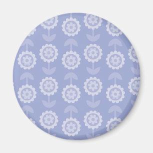 Pattern Abstract Art purple Floral Flowers Magnet