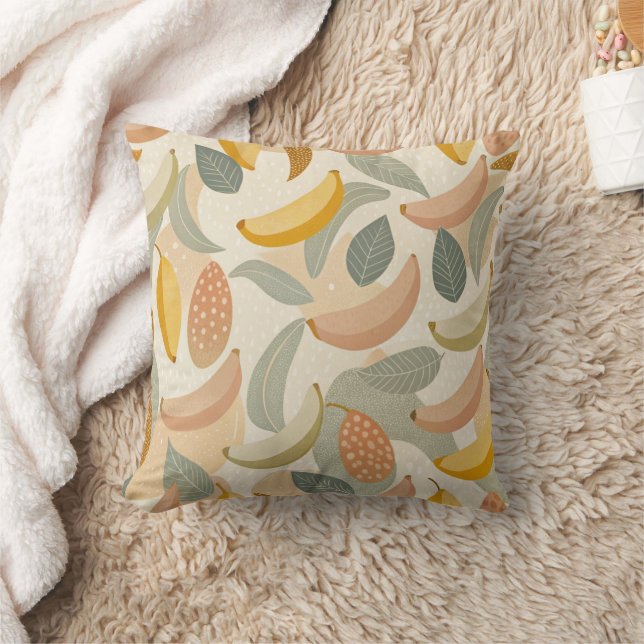 Pattern Abstract  Bananas Cushion (Blanket)