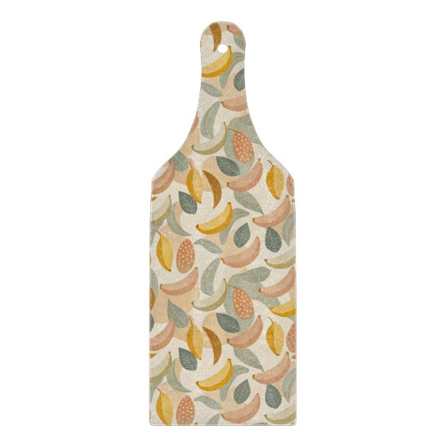 Pattern Abstract  Bananas Cutting Board (Front)