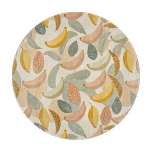 Pattern Abstract Bananas Cutting Board