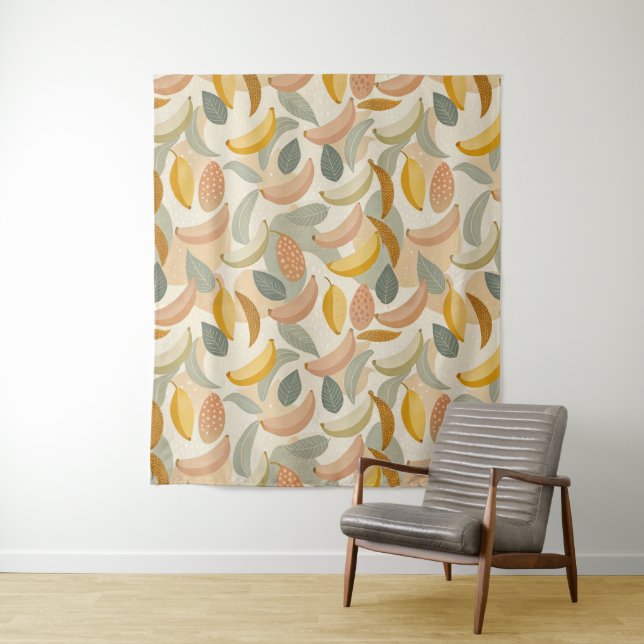 Pattern Abstract  Bananas Tapestry (In Situ)