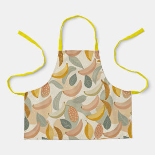 Pattern Abstract Boho Bananas Apron