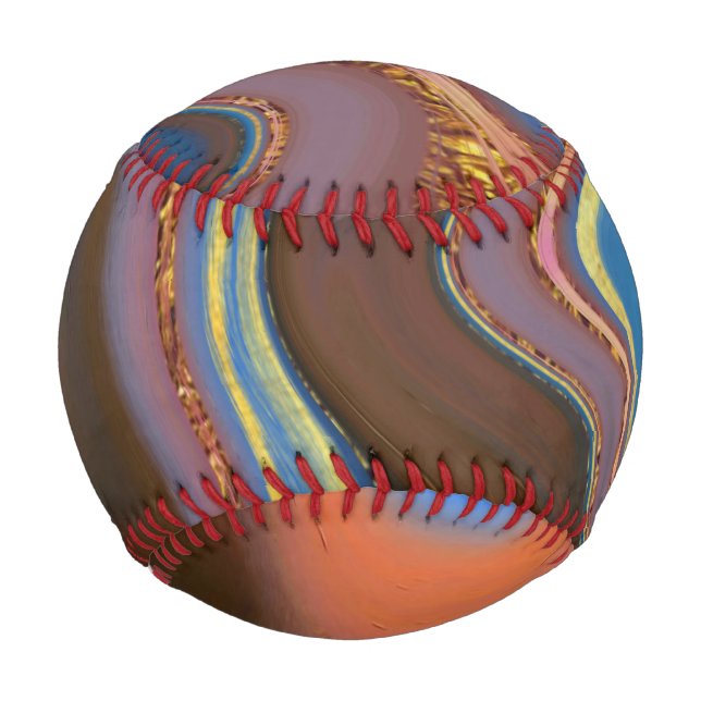 pattern abstract brown baseball (Front)