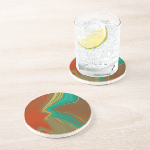 pattern abstract coaster