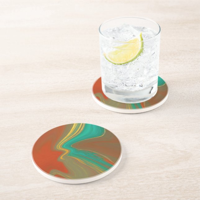 pattern abstract coaster (Side)