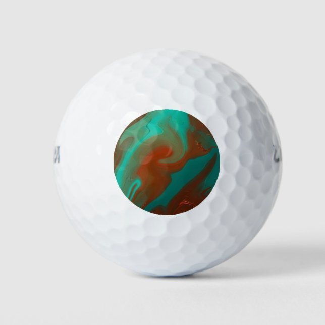 pattern abstract. golf balls (Front)