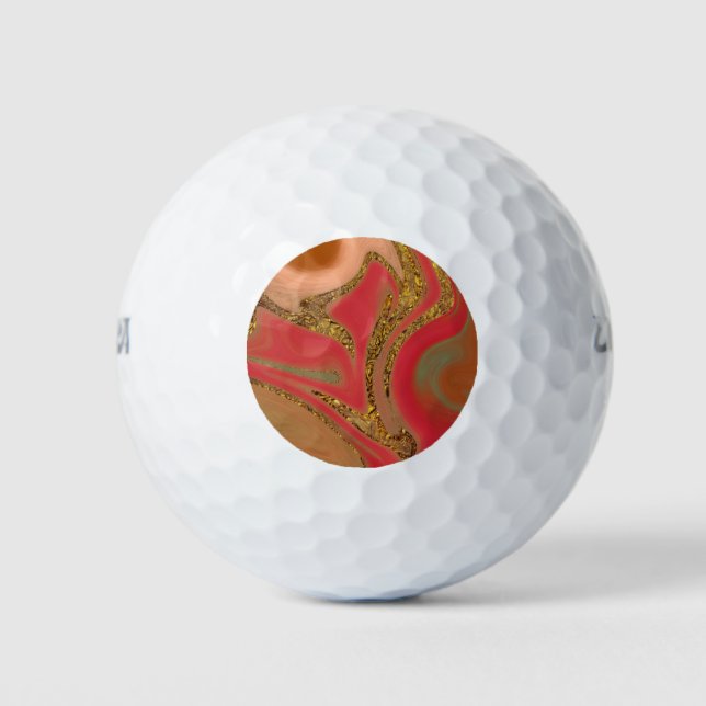 pattern abstract. golf balls (Front)