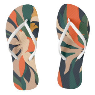 Pattern Abstract Hawaiian Thongs