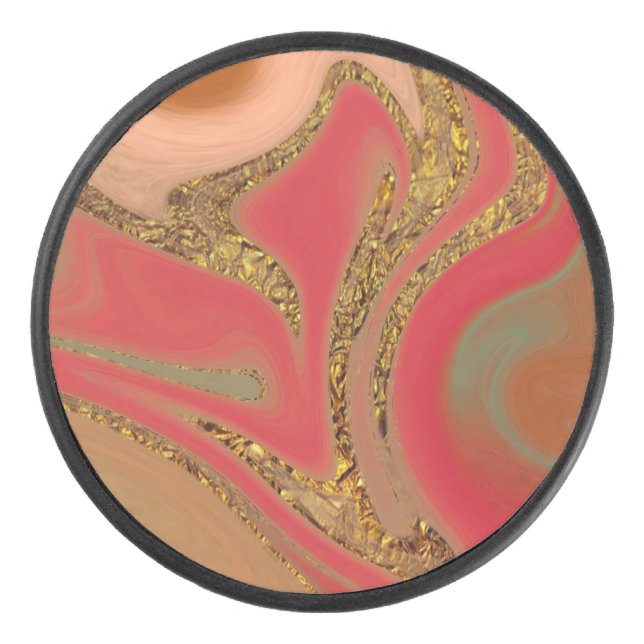 pattern abstract. hockey puck (Front)