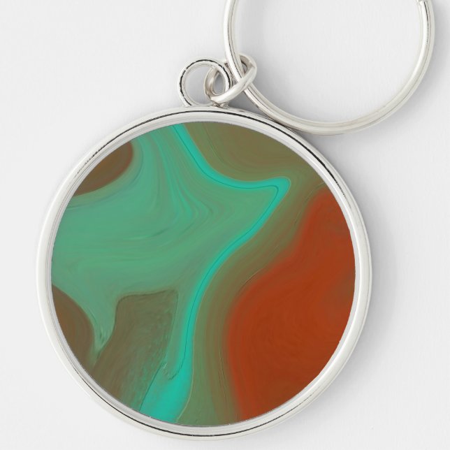 pattern abstract key ring (Front)