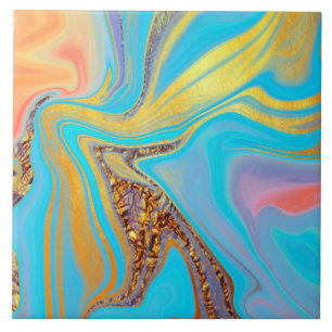 pattern abstract marbled ceramic tile