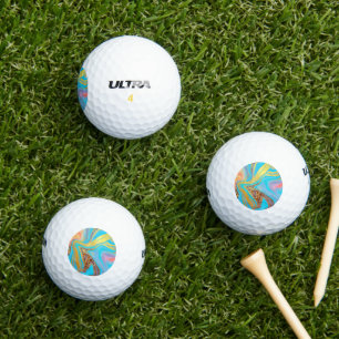 pattern abstract marbled golf balls