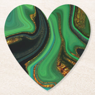 pattern abstract marbled paper coaster