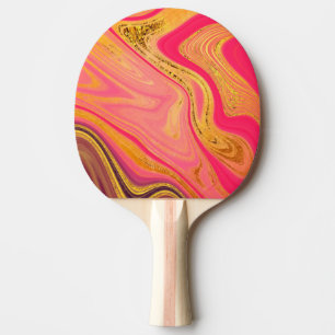 pattern abstract marbled ping pong paddle