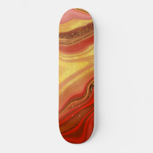 pattern abstract marbled skateboard