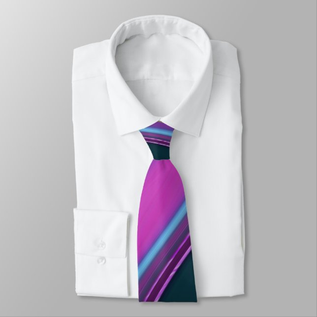 pattern abstract marbled tie (Tied)