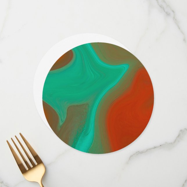 pattern abstract menu (Front/Back In Situ)