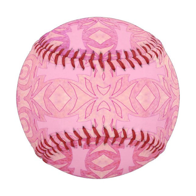 pattern abstract pink baseball (Front)