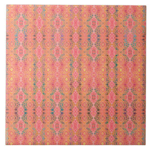 pattern abstract pink ceramic tile