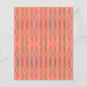 pattern abstract pink flyer